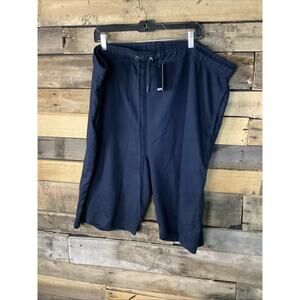 Big Dude Navy Sweat Shorts Size 4XL